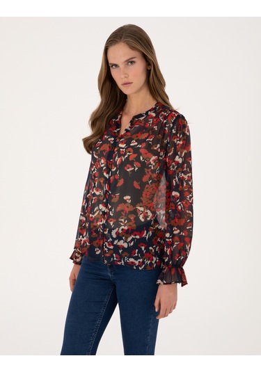 Pierre Cardin Kadın Lacivert Bluz 50314085-vr033 Lacivert