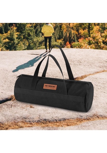 Suntek Çadır Kazıkları Saklama Çantası Kamp Peg Sırt Siyah Siyah