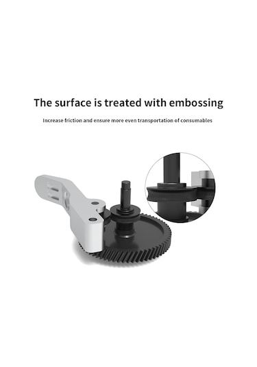 Singree A1 Mini 3d Yazıcı Aksesuarı: Nano Kaplama Çelik Ekstrüzyon Dişli Seti, Pom Malzeme İle Cnc İşleme