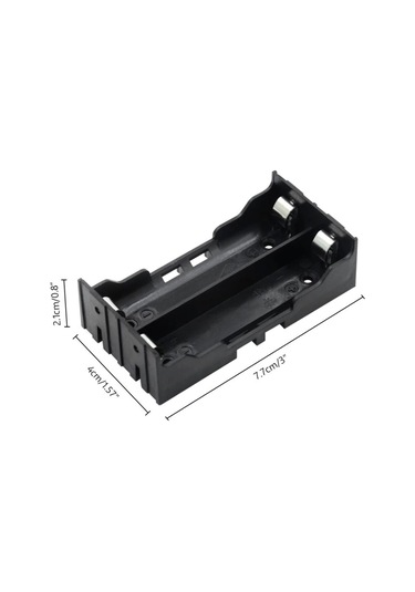 18650 Pil Yuvası - Pcb Montajlı İkili(2)