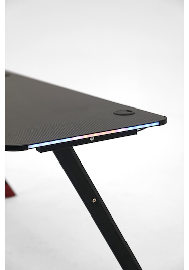 Spark Rgb Aydınlatmalı Oyuncu Masası Siyah