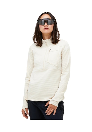 Peak Performance Peak Performance Trail Polartec Half Zip Kadın Bej Fleece 28878 Çok Renkli