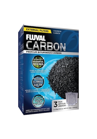 Fluval Hagen Aktif Karbon Filtre Malzemesi 300 Gr