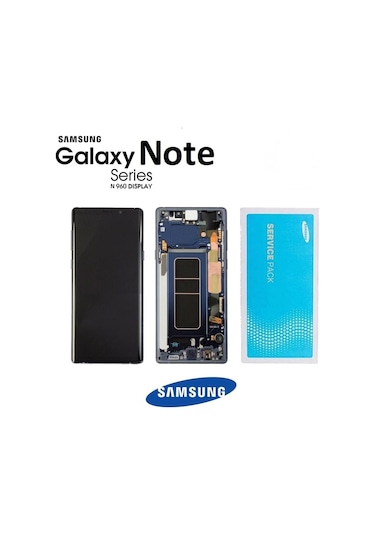 Samsung Uyumlu Galaxy Note 9 N960 Lcd Ekran Dokunmatik Mavi Servis Gh97-