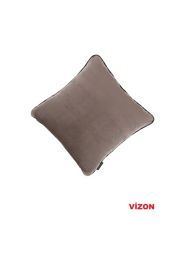 Yaratıcı Tasarım Kadife Kumaşa Biyeli Yastık Kırlent Kılıfı