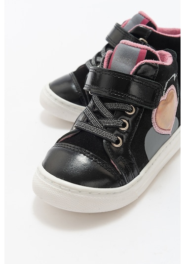 Mnpc Kız Çocuk Siyah Hakiki Deri Suya Dayanıklı Anatomik Günlük Bot 25k3b110442 Siyah