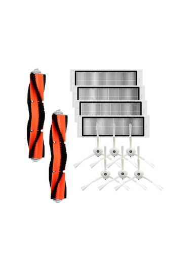 Toz Tutucu Aksesuar Seti 6 Adet Yan Fırça 4 Adet Hepa Filtre 2 Adet Ana Fırça Xiaomi 1 Xiaomi 1s Roborock S Roborock T Serisi