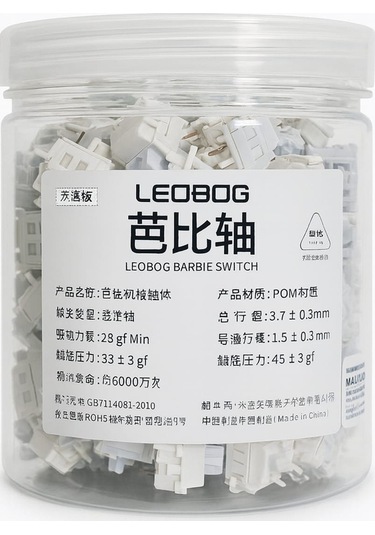 Aula Leobog Barbie Lineer Mekanik Switch 100 Adet