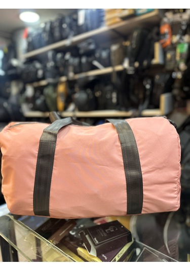 Bagslab Pembe Su Geçirmez Kumaş Seyahat Spor Çantası-1010 Pembe