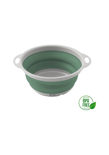 Outwell Collaps Colander Katlanır Kamp Karavan Süzgeci S. Green Yeşil-gri