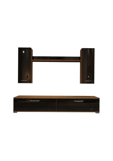 Decoraktiv Eko 7 Slm Std Tv Ünitesi Tv Sehpası Ceviz - Siyah