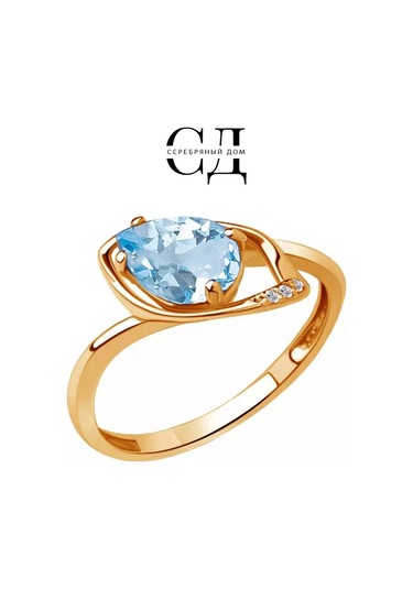 Serebranyj Dom 925 Ayar Gümüş Doğal Topazlı Yüzük 204149980 Diğer