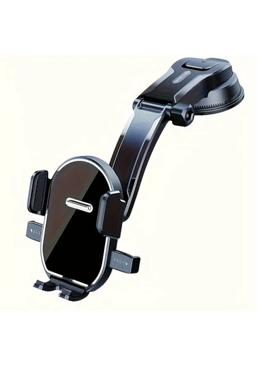 Primepickings Black 360 Derece Dönebilen Emiş Kupalı Telefon Tutucu Dayanıklı Abs Malzeme Güvenli Bağlantı