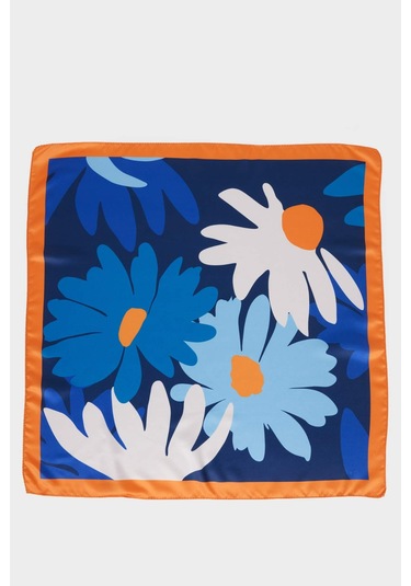 Defacto Kadın Desenli Fular G1574ax25wnnv2 Lacivert