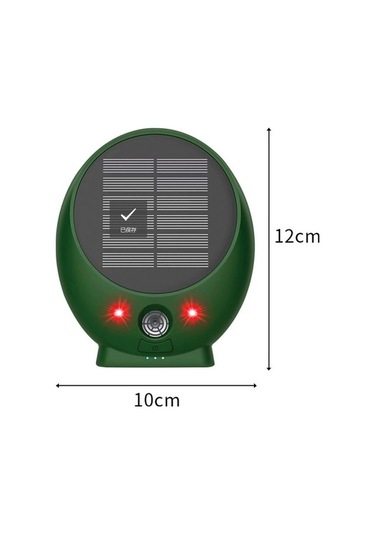 Wondernest Ultrasonik Suya Dayanıklı Solar Mekanik Sinek Kovucu, Hayvan Dışı Dayanıklı Fl
