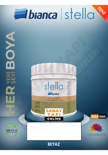 Stella 2024 Renk Yeni Su Bazlı Boyalar 500ml Diğer