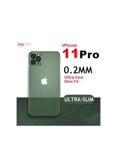 Apple Uyumlu  iPhone 11 Pro Ultra Ince Mat Slim Fit Kaliteli Kilif 418343943