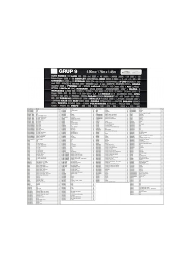 Guard Mercedes E W210 Branda 1996-2002 4 Mevsim Miflonlu Medium