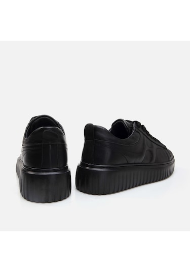 Hotiç Hakiki Deri Siyah Erkek Günlük Ayakkabı 02ayh281500a100 Siyah