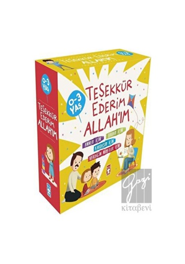 Timaş Çocuk - Teşekkür Ederim Allah'ım (4 Kitap Takım)