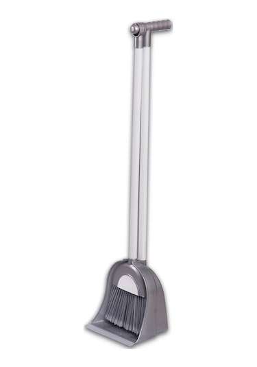 Flora F079 Mini Hazneli Süpürgeli Faraş Gümüş