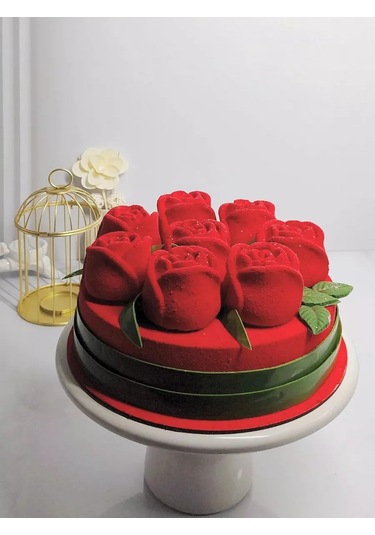 Silico Öğretmene Güzel Gülü Krem Peyniri İçin Kalıp 203789764 Siyah