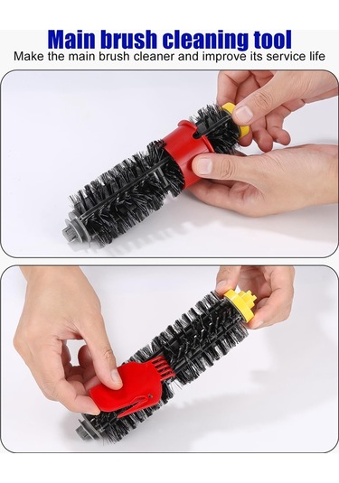 Xurunkeji İrobot Roomba 600 Serisi 605 606 Ve 500 Serisi 564 585 595 İçin Yedek Parça Fırçalar, Filtre, Fırça Aksesuar Seti