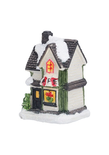 Yaozixa Kuruşluk Taşından Led Isınma Ev Modeli, Noel Hediyesi, Masaüstü Dekorasyon, Dahili Pil İle Sıcak Işık