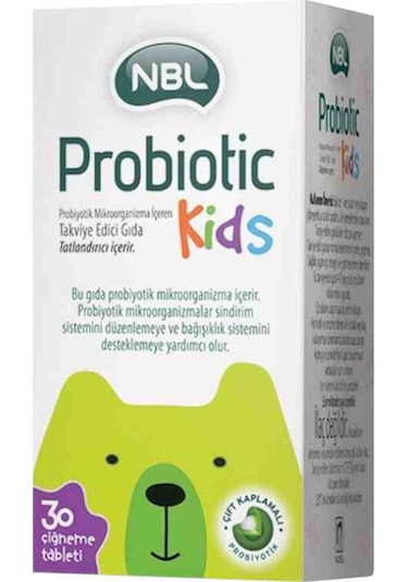 Nbl Probıotıc Kıds 30 Cıgneme Tabletı