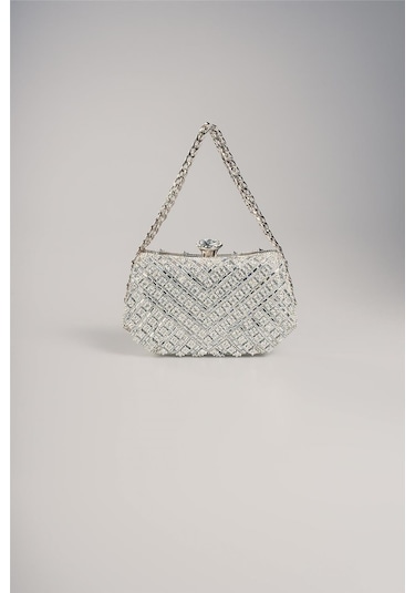 Ççs Kadın 17776 Omuz Askılı El Çantası GÜMÜŞ