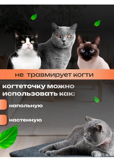 Dovol'nye Pitomcy Kedi Tırmalama Tahtası Yer Yatağı 309379864