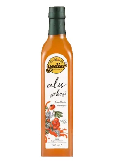 Yedier Enginar Sirkesi 500 ML + Alıç Sirkesi 500 ML