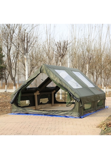 Glampıng Family Şişme Kamp Çadırı 300 400 200 Cm Haki