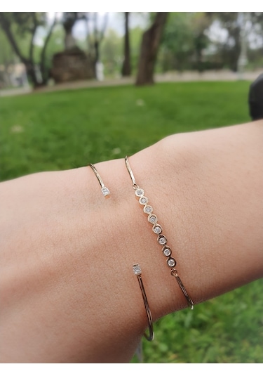 Nadias Jewellery Pırlanta Sırataşlı  Bileklik