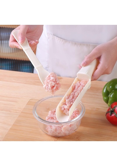 Köfte Makinesi Pişirme Ev Yapımı Aracı Kalıp Mutfak Aletleri 4 Rows Diğer