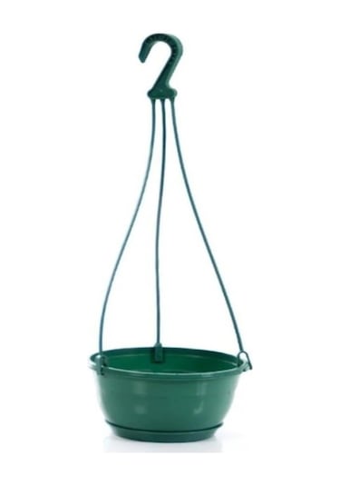 Omnipazar So-sm03 Safir Makrome Askılı Balkon Saksı Takımı 6 Litre No 3 Yeşil