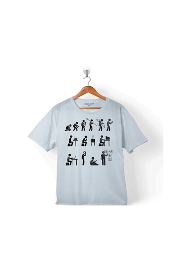 Evolution Human Evrim İnsan Maymun Gelişim Çocuk Tişört 001