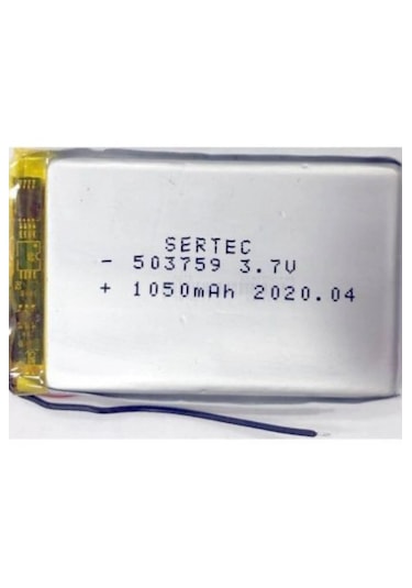 Lipo Polimer 503759 3.7v 1050mah Batarya Pil