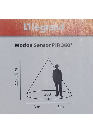 Legrand 048737 Led Uyumlu Sıva Altı Hareket Sensörü