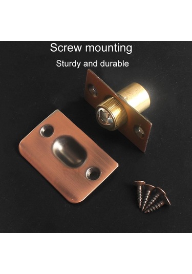 Sones Ev Paslanmaz Çelik Ve Bakır Kapı Bumbler Kilidi, Renk: Antik Kırmızı