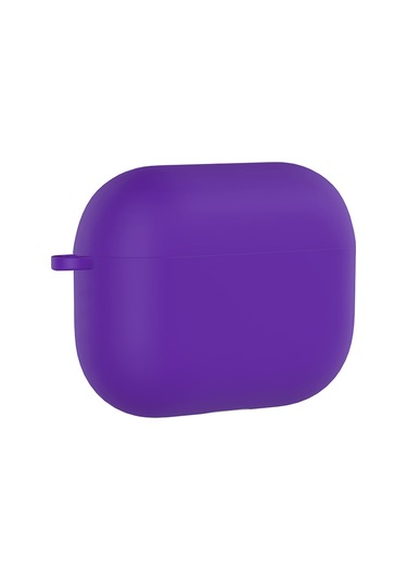 Apple Airpods Pro 3 İle Uyumlu Kılıf Standart Yumuşak Silikon Case Mor