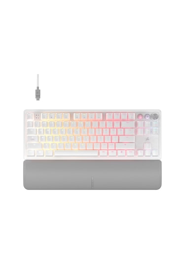 Corsaır K70 Pro Tkl High-performance Hall Effect Switch Rgb Türkçe Beyaz Gaming Klavye Ch-911921g-tr