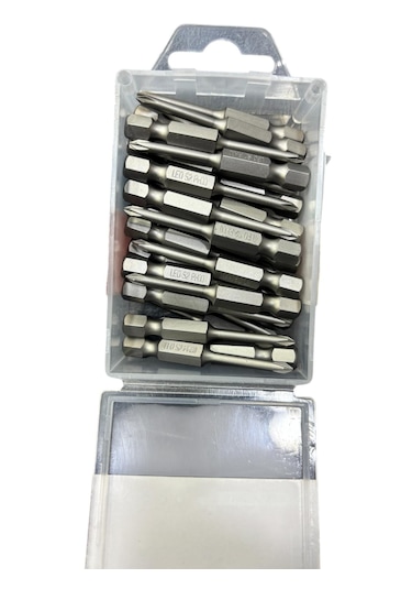 Leo Ph00 50mm ¼ S2 Kalite Mıknatıslı Bits Yıldız Uç 30 Adet