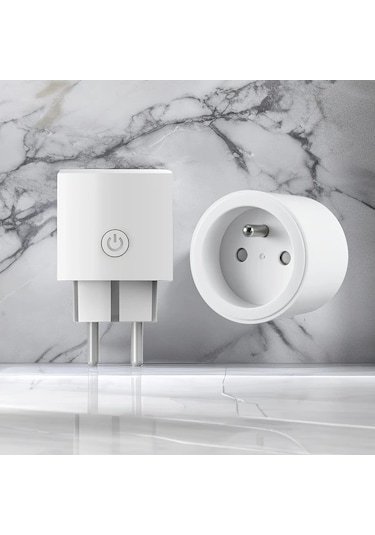 Xuweiwei Kanuni Wifi Akıllı Soket Beyaz 1 Paket 16a Sarı Graffiti Uygulaması
