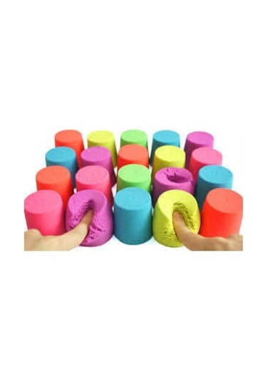 Heroes Kinetik Kum 4 Renk 1 KG Oyun Kumu Kalıp