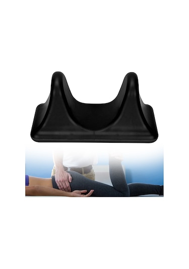 Maiyame Abs Deri Derin Dokular Masaj Aleti - Kalça, Bel, Bacak Kasları İçin Profesyonel Rahatlatma Aracı Siyah Siyah