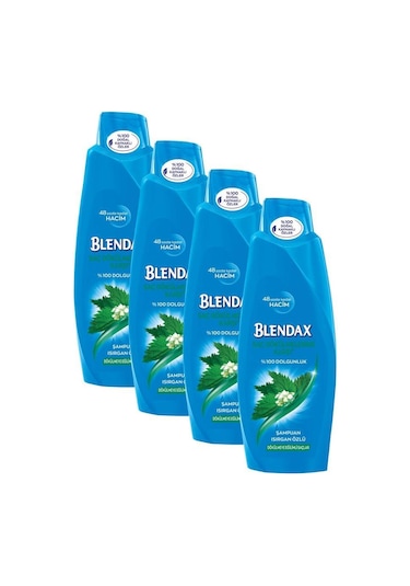 Blendax Saç Dökülmelerine Karşı Isırgan Özlü Şampuan 4 x 500 ML
