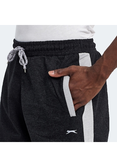 Slazenger NARAYAN IN Erkek Cepli Kapri Siyah Şort