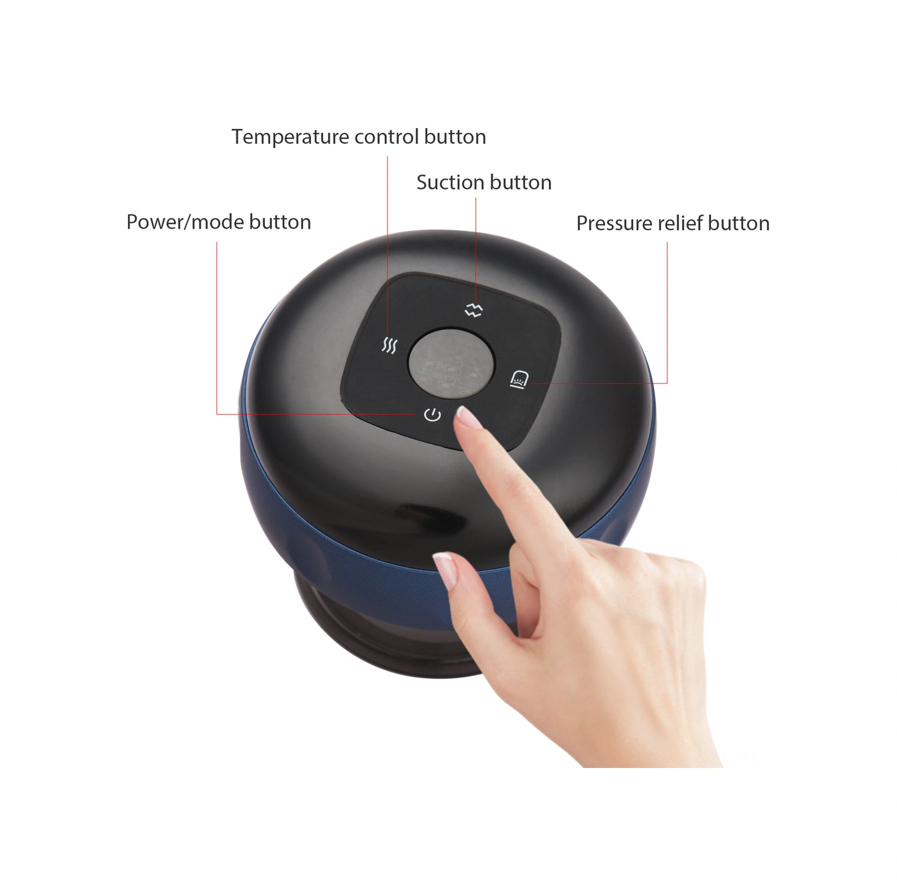 Padalink 2'li Paket Şarjlı Elektrikli Isıtmalı Vakum Kanıtlama Aleti - Akıllı Skraping, Vücut Şişliği Ve Akupunktur Masajı İçin 6 Seviye Ayarlı Çok Renkli