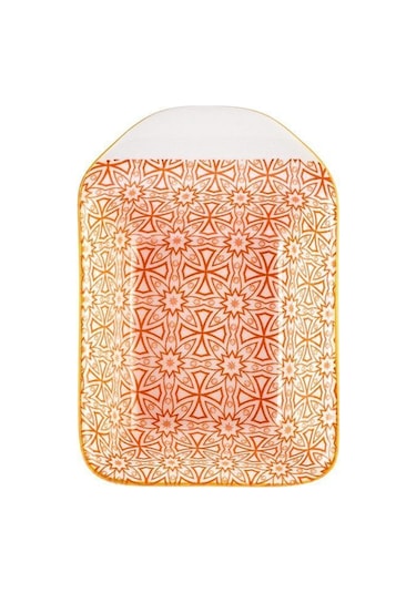 Karaca  Floral Turuncu Rectangle Çerezlik/Sosluk 10 cm